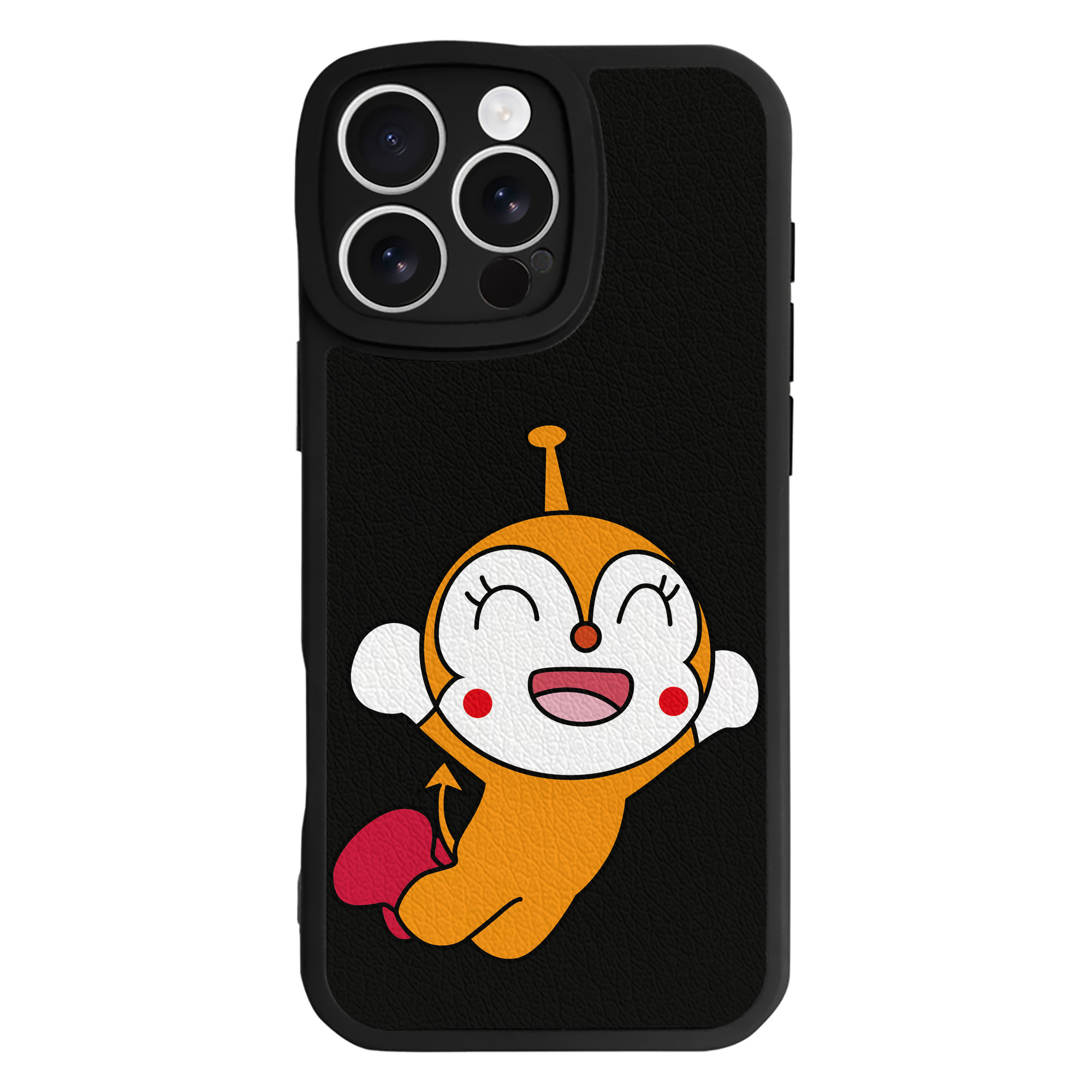 （画像用） アンパンマン Anpanman 【iPhone 16シリーズ対応】シリコンスマホケース（レザー調） 材質：シリコン